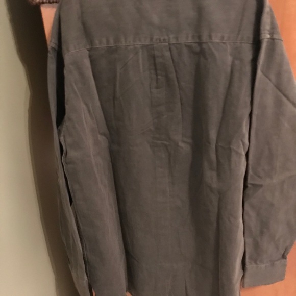 Aerie NWT Small Olive Green Button Down Shirt - Picture 4 of 5